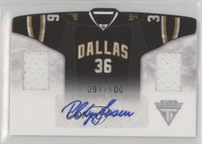 2011 Panini Titanium Home Sweaters Memorabilia /100 Philip Larsen #11 Auto 0jd0