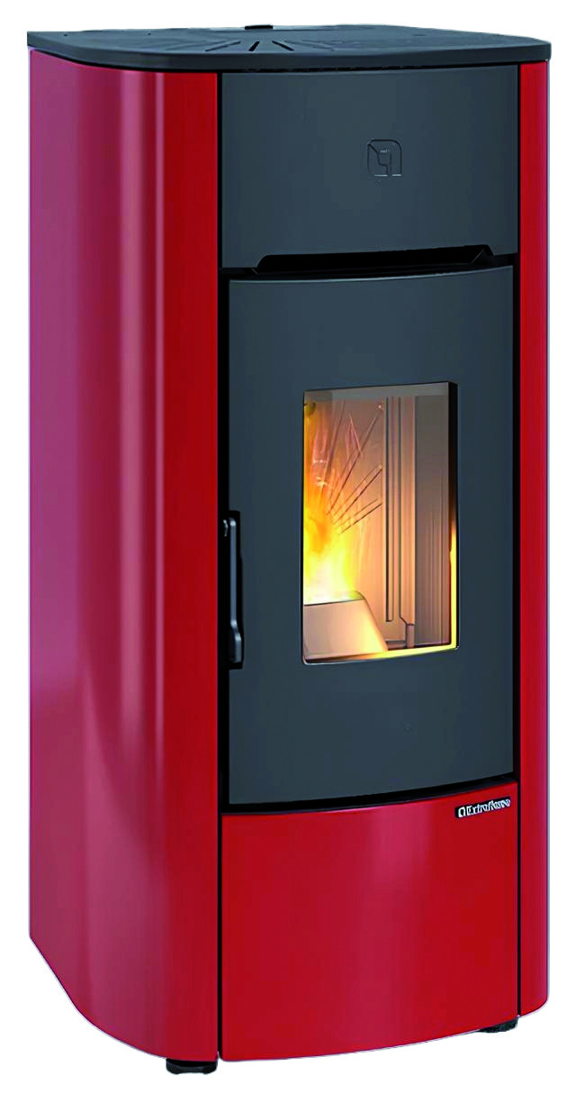 Stufa a Pellet Ventilata 7 kW 15 Kg 201 m3 Bordeaux MARIELLA Nordica Extraflame