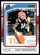 2024 Donruss Casey Washington Rookie Atlanta Falcons #392