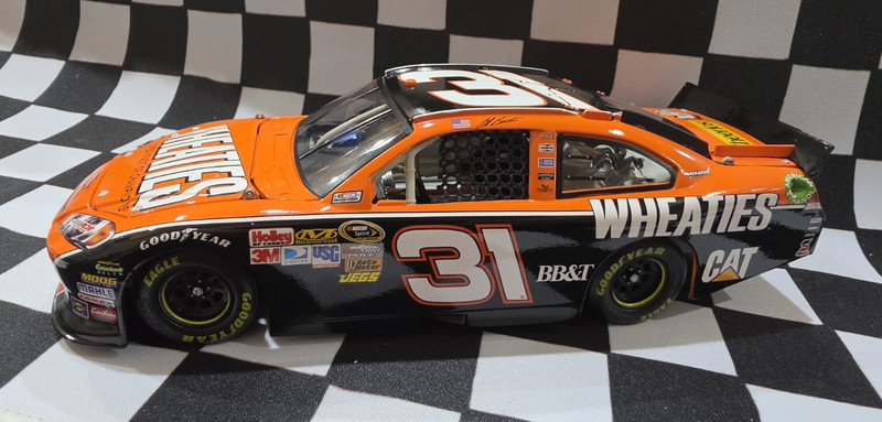 RCCA 1:24 Jeff Burton #31 Wheaties 2012 Chevy Impala NASCAR RCR Diecast LE
