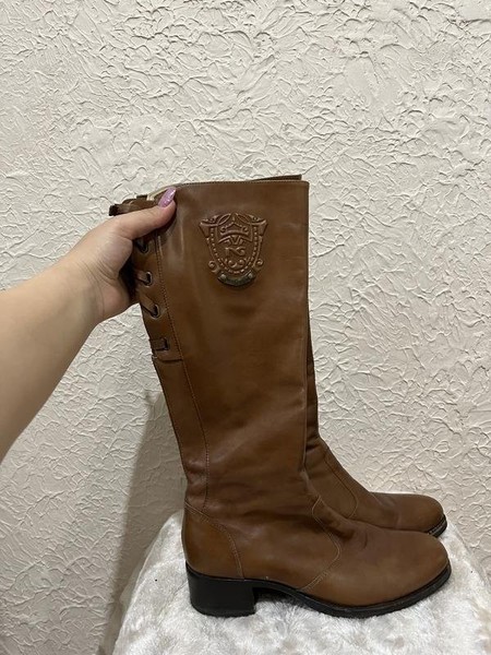 Women Nero Giardini Boots Brown Leather 37 #BAW6