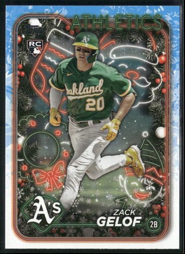 2024 Topps Holiday #H72 Zack Gelof - Picture 1 of 2