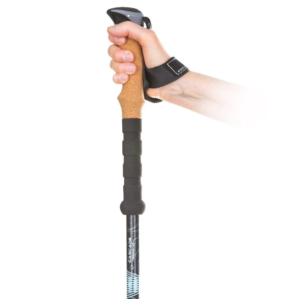 Aircraft Grade Aluminum Quick Lock Trekking Poles Cork Grip - thumbnail 4
