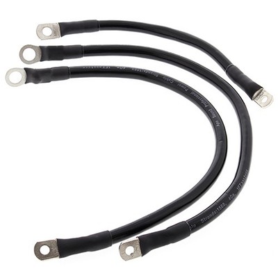 All Balls Racing Battery Cable Black Kit For Harley-Davidson Forty Eight 97-98