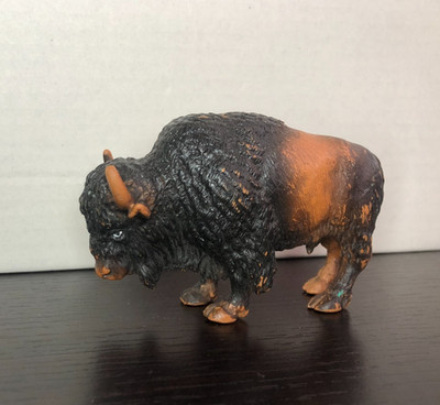 Schleich Tier Zootier Bison 14034 Gnu Büffel Nordamerika Indianer Tiere Sammlung