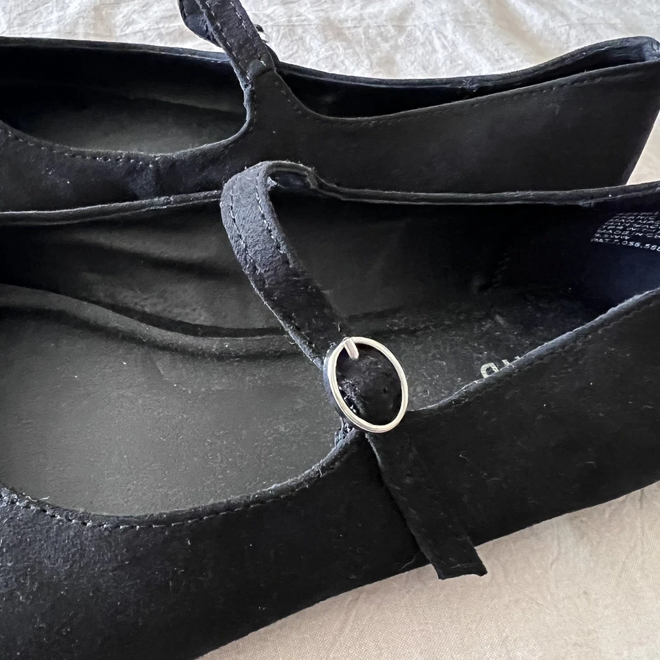 Женские туфли на плоской подошве Torrid Black Mary Jane размер 9,5 WW широкая ширина с заостренным носком - Изображение 4 из 4