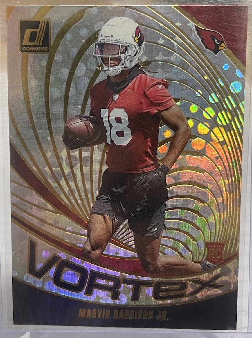 2024 Donruss Marvin Harrison Jr. Vortex Rookie #VOR-MHJ Cardinals