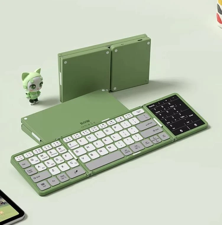 BOW Numeric Keypad + Touchpad Foldable Keyboard For OPPO Find N6 Honor Magic V6 - Picture 1 of 12