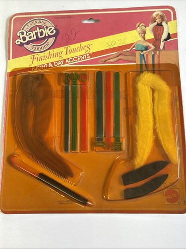 Vintage 1982 Mattel Barbie Fashion Add-Ons Night & Day Extras 2463 ~ NEU ~ LESEN