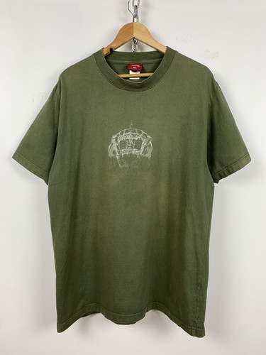 Vintage Oakley Factory Pilot Faded Khaki T-Shirt Size XL - Picture 2 of 17