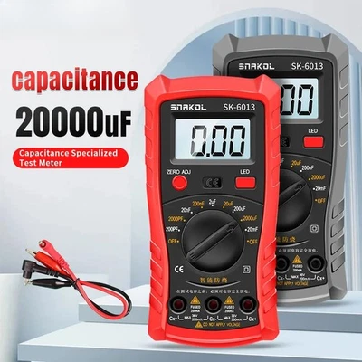 SK-6013 Condensateur Numérique Capacitancemètre Professionnel 20000uf Condensateur - Photo 1/4
