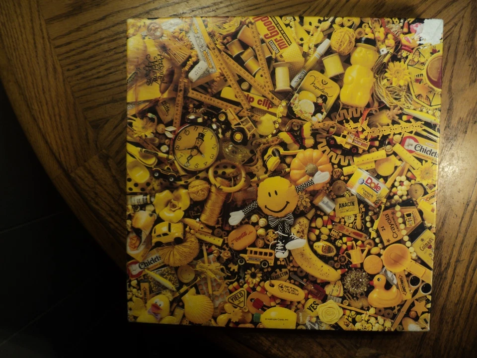 Vintage Springbok 500 Pc Presenting Yellow Jig Saw Puzzle  20" X 20"  Complete - Image 2 of 4