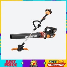 🔥SALE! Worx 40V Power Share Grass Trimmer and Blower Combo Kit - Freeship ⚡