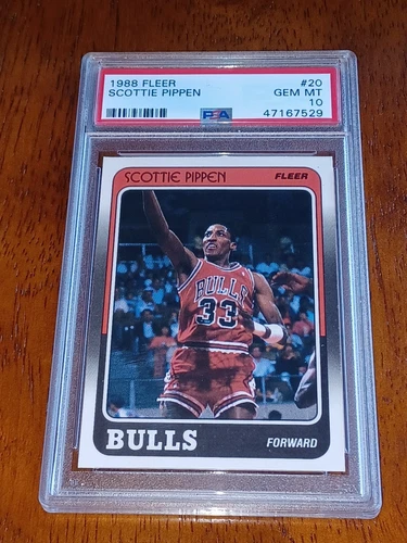 1988 FLEER SCOTTIE PIPPEN RC ROOKIE PSA 10