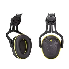 Msa Safety 10190357 V-Gard Hard Hat-Mounted Earmuffs, Nrr 27 Db, Foam Cushion,