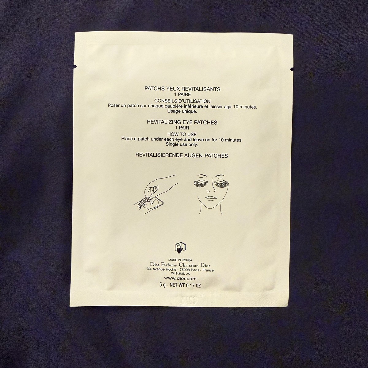 Christian Dior Les Patches Yeux The Eye Patches 1 New Sealed