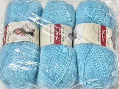 AQUA SPLASH 3 100gr Skeins 1,113yd Premier Deborah Norville ALPACA DANCE ww YARN