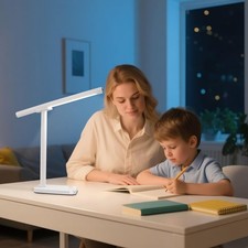 Magnetic Led Desk Lamp: 2 in 1 Reading Lamp with USB Charging Port for Home B...