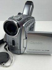 Canon ZR85 Mini DV Camcorder 400x Digital Zoom -Sold For Parts or Repair as-is