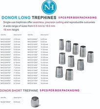 DISPOSABLE CORNEAL TREPHINES FOR CORNEAL TRANSPLANT 5 PCS EACH BOX PACK 