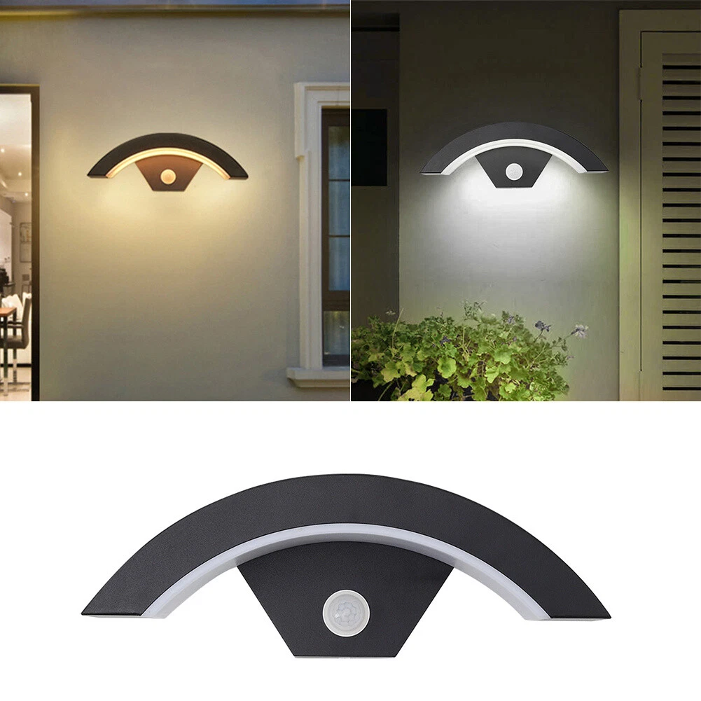 Outdoor wall lights 2024 with pir sensor