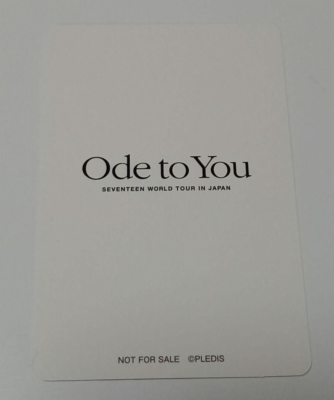 SEVENTEEN ディノ ode to you DVD トレカ SEVENTEEN DINO Ode to