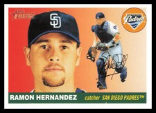 2004 Topps Heritage #78 Ramon Hernandez San Diego Padres