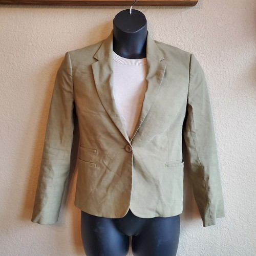 JOSEPH Jazz Half Lined Linen Blazer, Stretch, Size 44, Business Casual, Formal - Picture 7 of 9