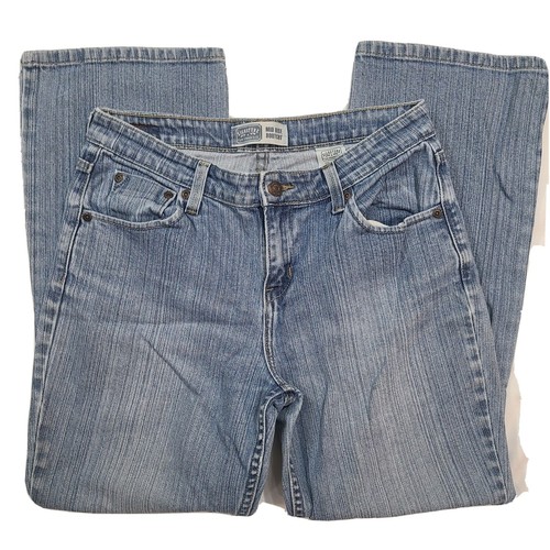 Signature by Levi Strauss & Co. Jeans Mid Rise Bootcut Misses 8 kurz 31x27