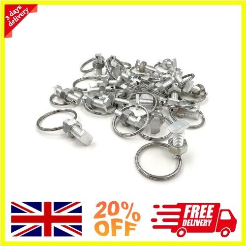15-Pack Greenhouse, Bolts and Rings Aluminium Cropped Head Greenhouse Bolts.. - Picture 1 of 6