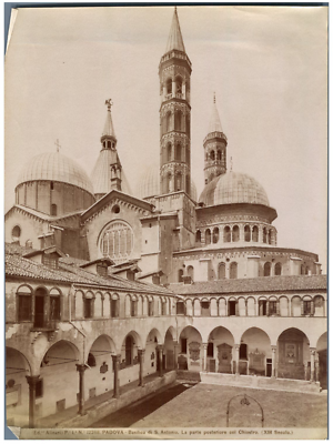 Ed alinari, Italy, padova, basilica di s. Antonio vintage albumen print ...