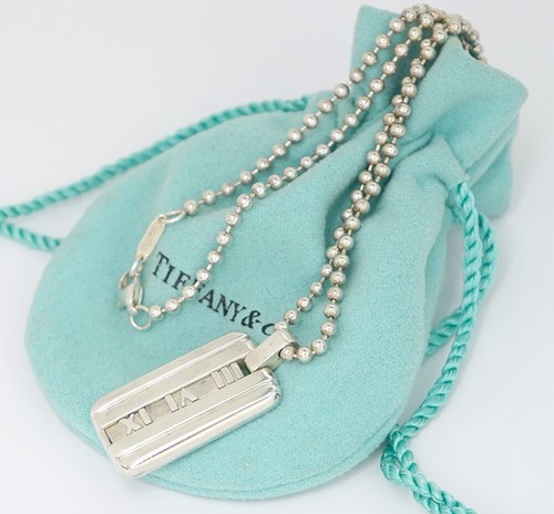 Atlas Dog Tag Ball Chain Necklace 16 