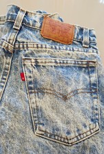 Levi's 7505-0209 Acid Wash Vintage 80s Jeans "Student" Fit 28W 30L