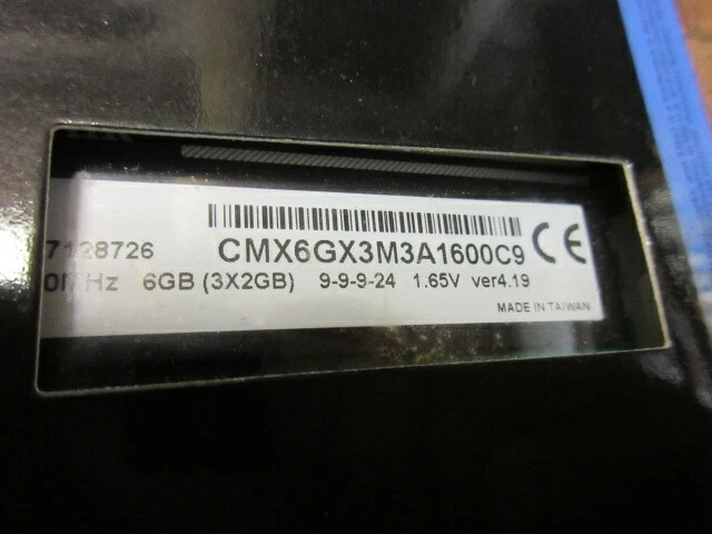 Corsair XMS 6 GB DIMM 1600 MHz DDR3 Memory (CMX6GX3M3A1600C9) - Image 3 of 3