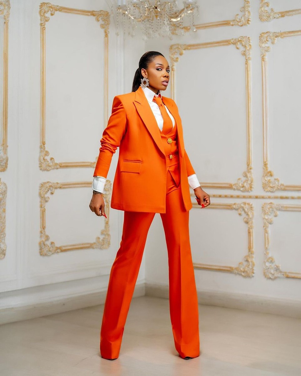 スーツ VINTAGE 80s Double breasted suit orange Modern Stylish Orange Double Breasted 2 Piece Suit for Men
