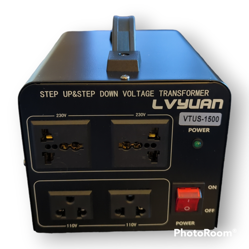 LVYUAN Voltage Converter Transformer 1500 Watt Step Up/Down Converter VTUS-1500