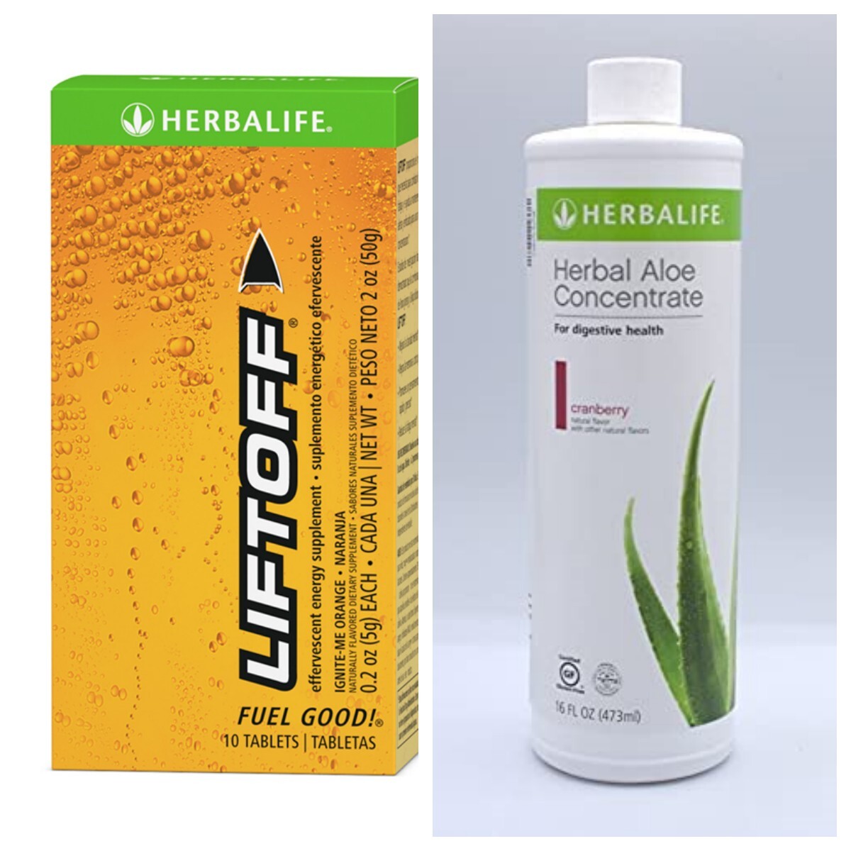 Herbalife Liftoff and Herbal Aloe Concentrate all Flavors! Free Shipping! eBay