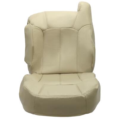 For Chevy Tahoe 1999 2000 2001 2002 Tan Driver Bottom & Top Seat Cover