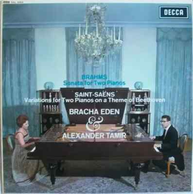 LP Brahms / Saint-Saëns Sonata For Two Pianos / Variations For Two Pianos On A