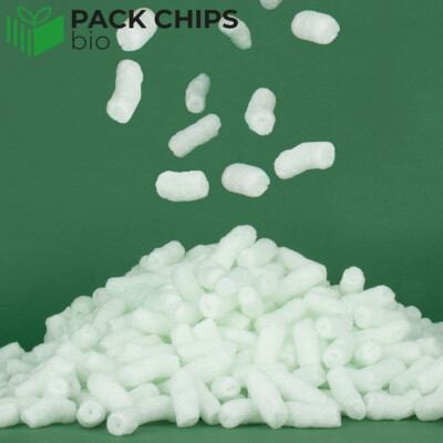 Verpackungschips 10 - 400 L BIO Packpolster Füllmaterial Verpackungsmaterial