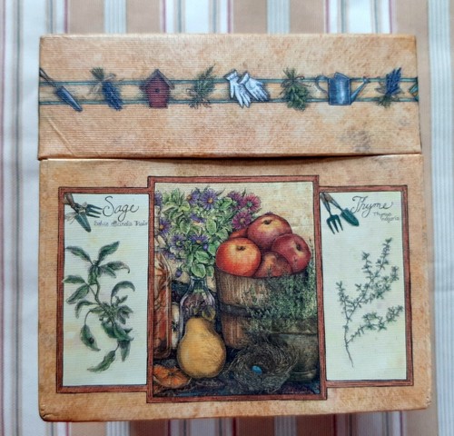 Bob's Boxes Nesting Set of 3 FRESH HERBS Artist Sherri Buck Baldwin - Picture 6 of 12