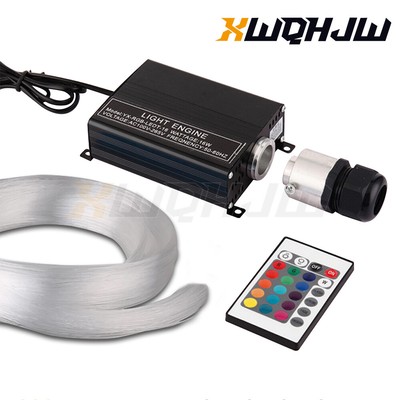 12V RGBW LED Car Headliner Star Light Roof Ceiling Lamp Kit Optic Fiber Light