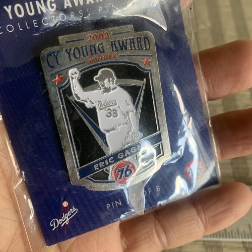 LA Dodgers Eric Gagne Pinback Cy Young Award Winner 2003 Collector Series - Picture 3 of 4