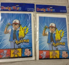 Pokemon DesignWare Party Gift Bags 2 Packs of 8 = 16 Bags 