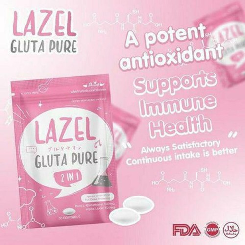 SET 1 Frozen Collagen & 1 Lazel Gluta Pure Whitening Skin Glutathione Bright - Picture 6 of 10