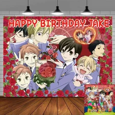Ouran High School Host Club Personalised Custom Backdrop Banner Party Supplies