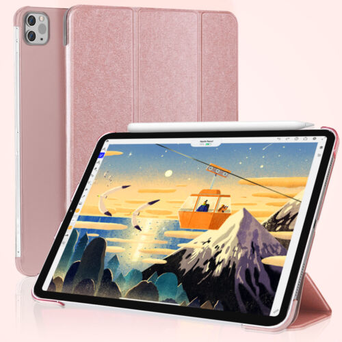 For iPad Air 5th 4th gen Pro 11" Backlit Keyboard Smart Cover TPU Case Pen Slot - Picture 29 of 40