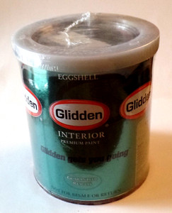GLIDDEN INTERIOR PREMIUM PAINT Eggshell Red 2009 Made in USA