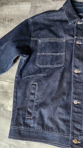 New Pelle Pelle Marc Buchanan Denim Jean Jacket Size XL XXL XXXL ? Coat - Picture 3 of 14