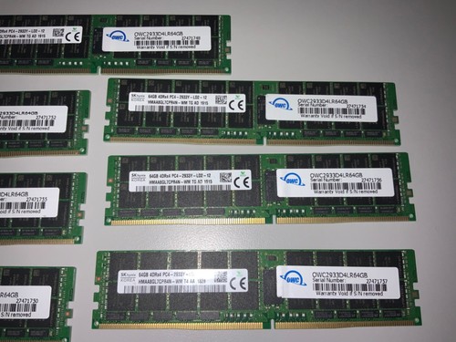 HMAA8GL7CPR4N-WM HYNIX 64GB DDR4 2933 LRDIMM ECC REG 4Rx4 PC4-23400 SERVER RAM - Picture 6 of 6